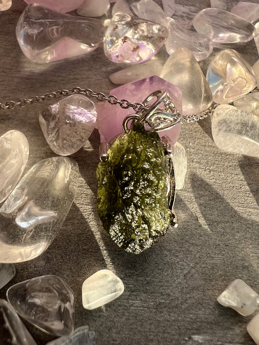 Moldavite Pendant