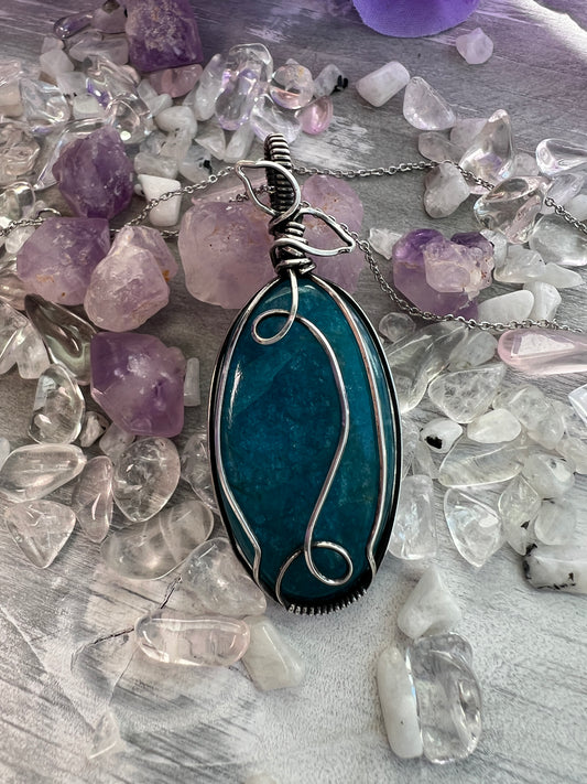 Sparkly Blue Apatite