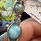 Larimar & Blue Pearl Pendant – Handmade Sterling Silver Ocean-Inspired Necklace