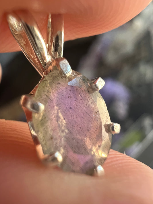 Faceted Purple Flash Labradorite