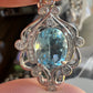 Fancy Vintage Faceted Blue Topaz