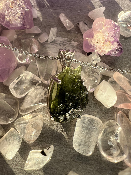 Moldavite Pendant