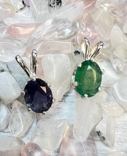 Lab Created Gemstone Pendants