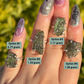 Raw Moldavite Adjustable Ring – Sterling Silver Cosmic Energy & Spiritual Awakening