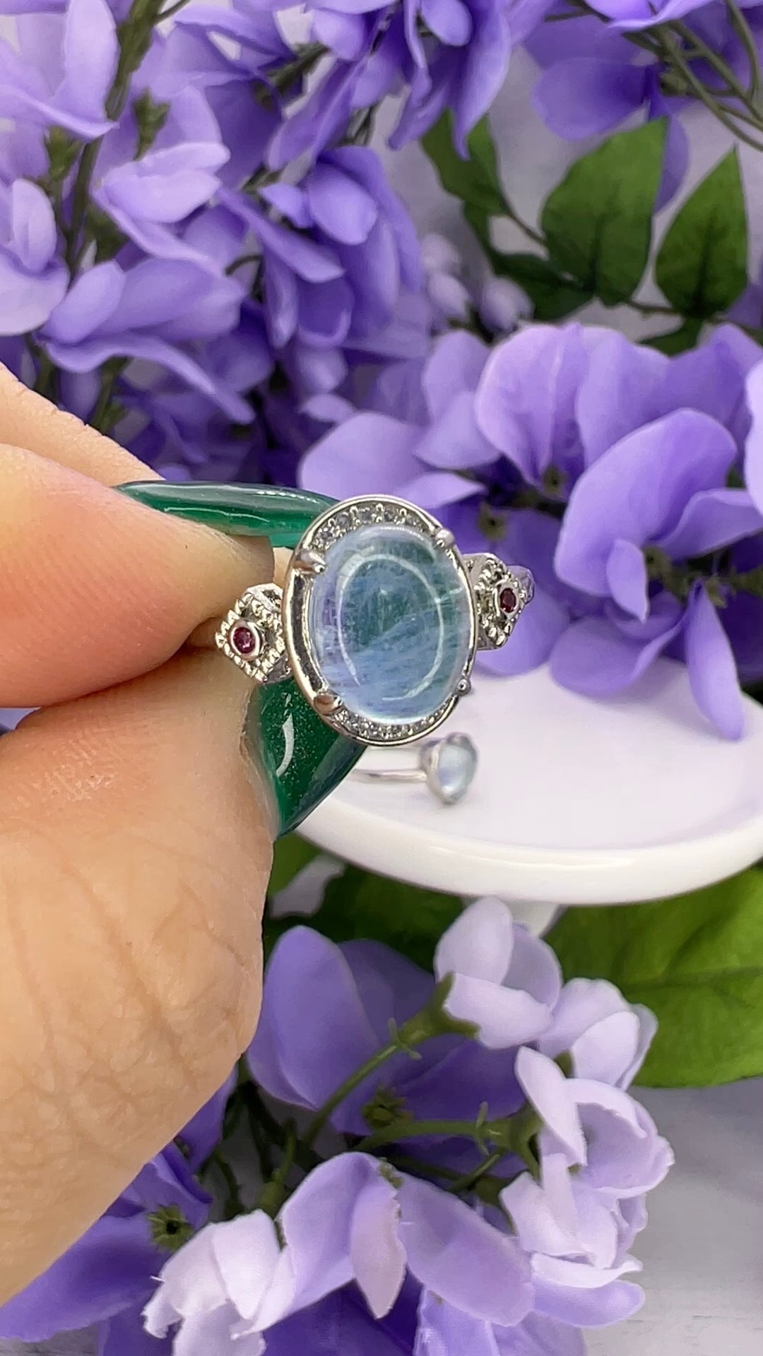 Sterling Silver Aquamarine Rings – The Stone of Serenity & Inner Peace