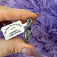 Handmade hematoid quartz pendant wrapped in oxidized silver with hematite bead accent