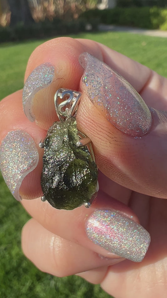 Moldavite Pendant