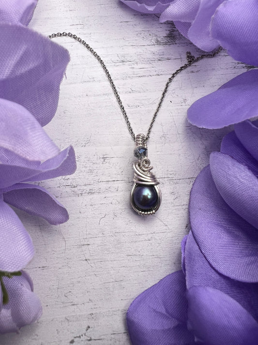 Sterling Silver Pearl Pendant